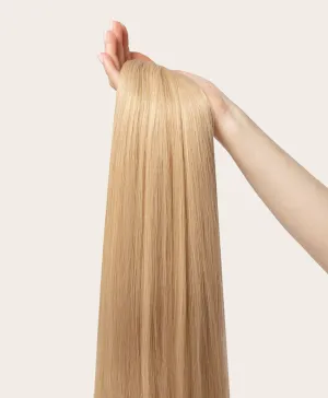 Light Sandy Blonde, 20" Single Seamless Clip-In Weft, #24 | 30g