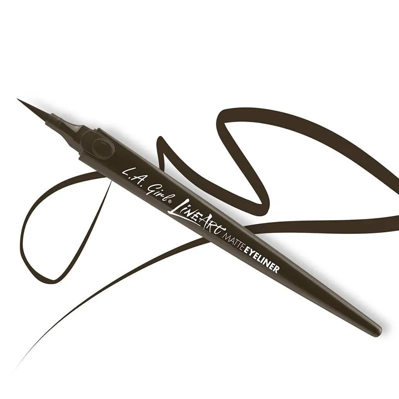 Line Art Matte Eyeliner -GLE713 Espresso (3 units)