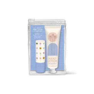 Lip Balm & Hand Lotion Set-Dotted Palms