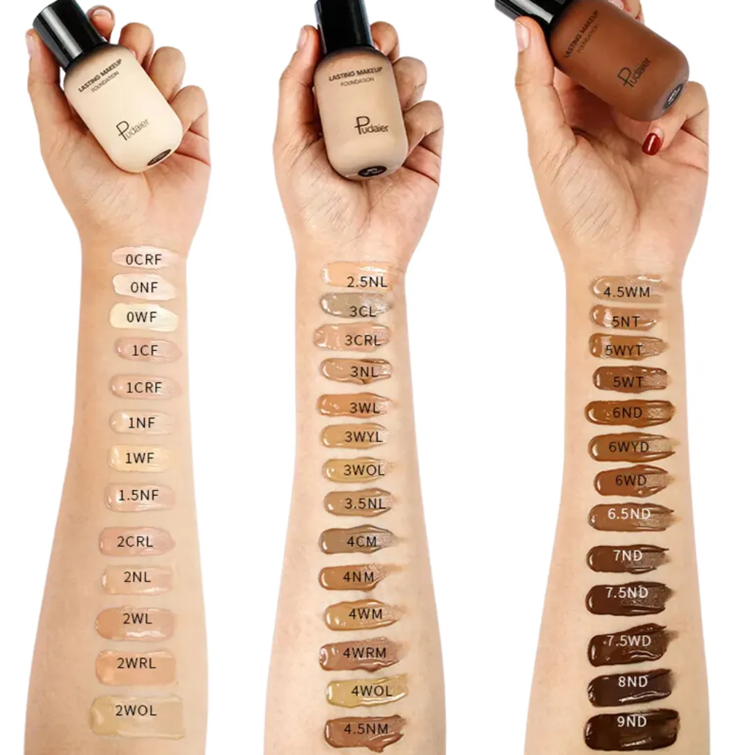 Liquid Foundation and Concealing 24-Hour for Face & Body Full Coverage (0NF - Color: Natural Fair 0), 1 fl. oz