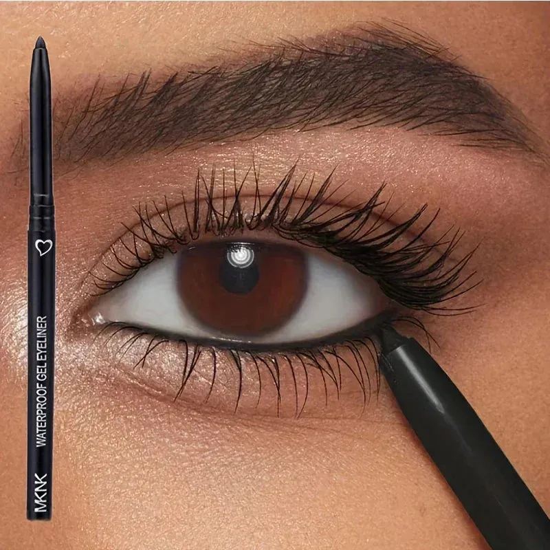 Long-Lasting Waterproof Eyeliner Pencil - Black, Brown & Purple