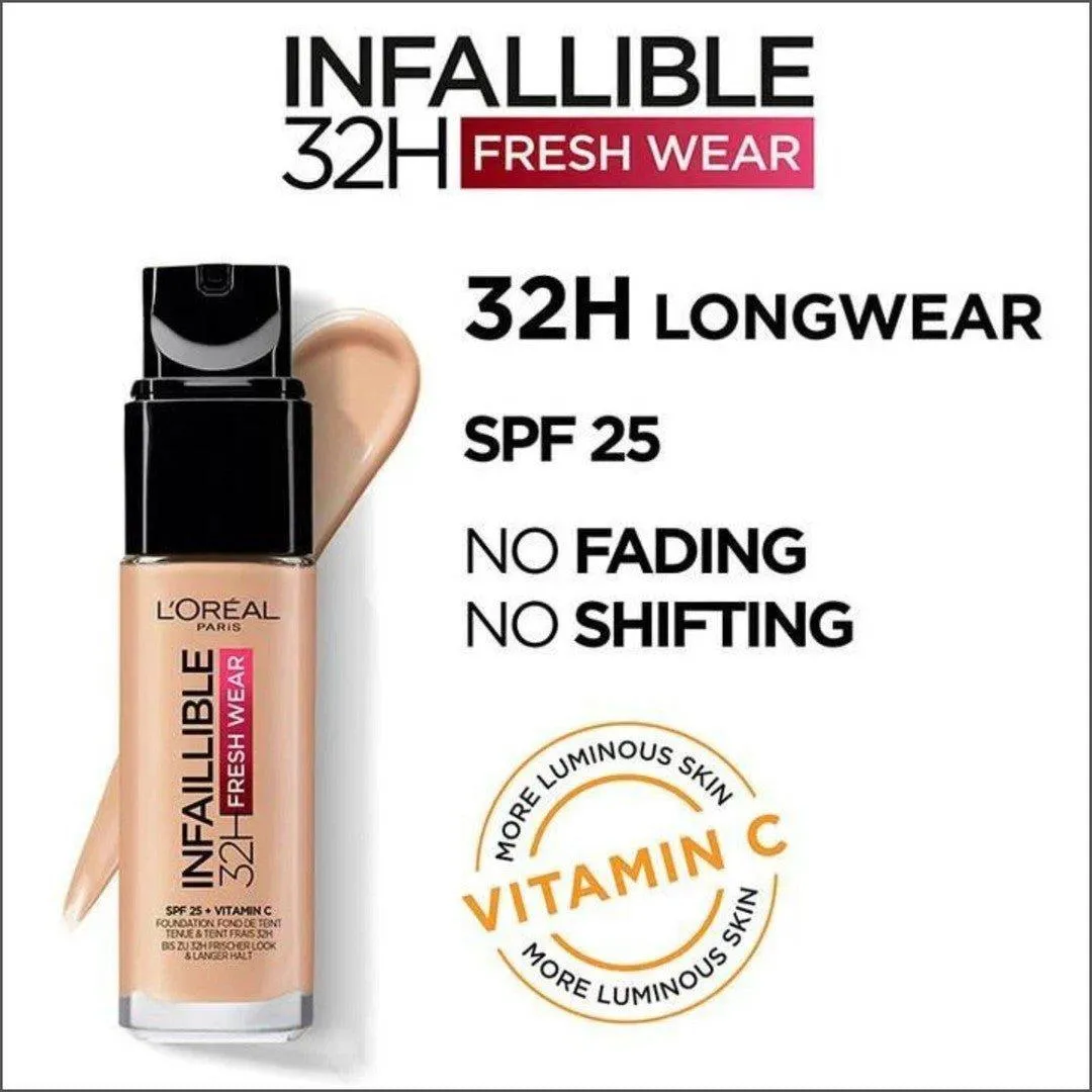 L'Oréal Infaillible 32hr Fresh Wear Foundation - 225 Beige Sand