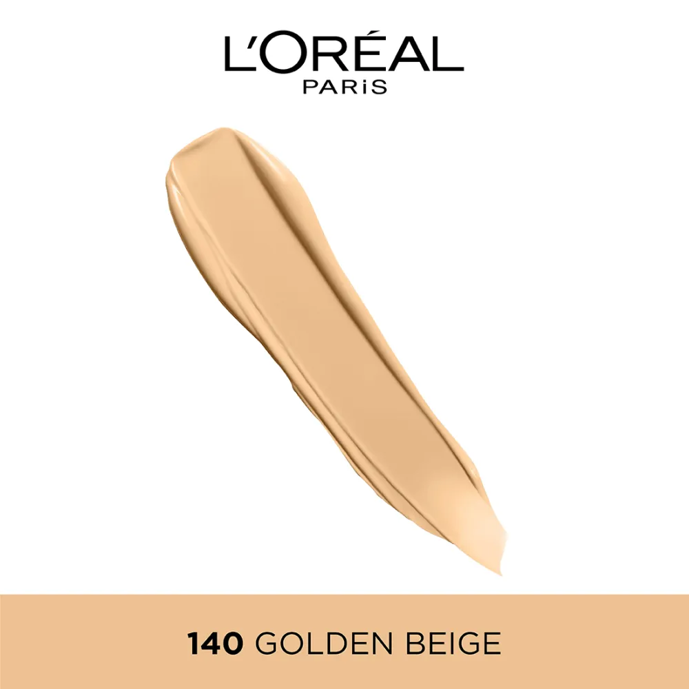 L’Oréal Paris Infallible 24H Matte Cover Liquid Foundation, 140 Golden Beige, 35 ml