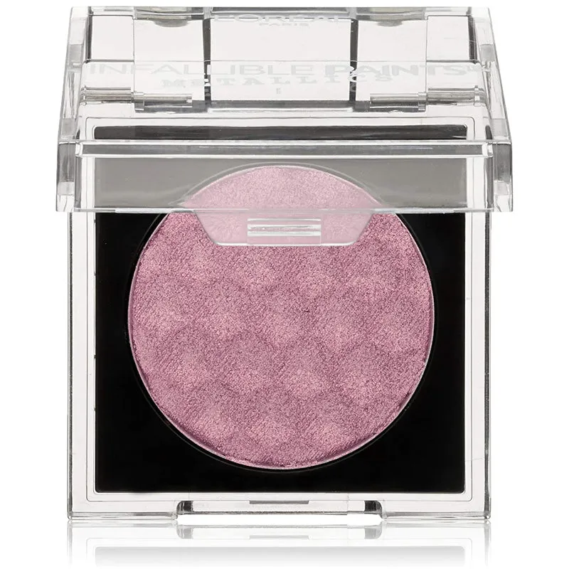L'OREAL - Infallible Paints Metallics Eyeshadow, Violet Luster -  0.09 oz. (2.8 g)