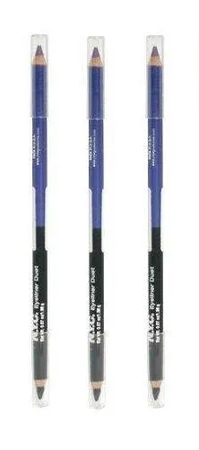 Lot of 3 - nyc eye liner duet pencil #886 through the storm