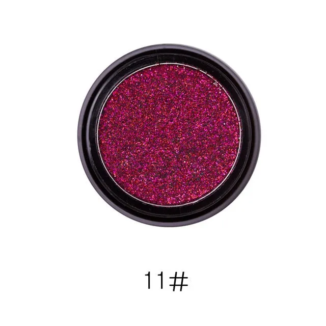 LULAA metal glitter Eyeshadow Fashion Make-up  Eye Shadow  Soft Sequins Gorgeous Eye Makeup14 colors for all skin tones