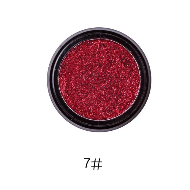 LULAA metal glitter Eyeshadow Fashion Make-up  Eye Shadow  Soft Sequins Gorgeous Eye Makeup14 colors for all skin tones