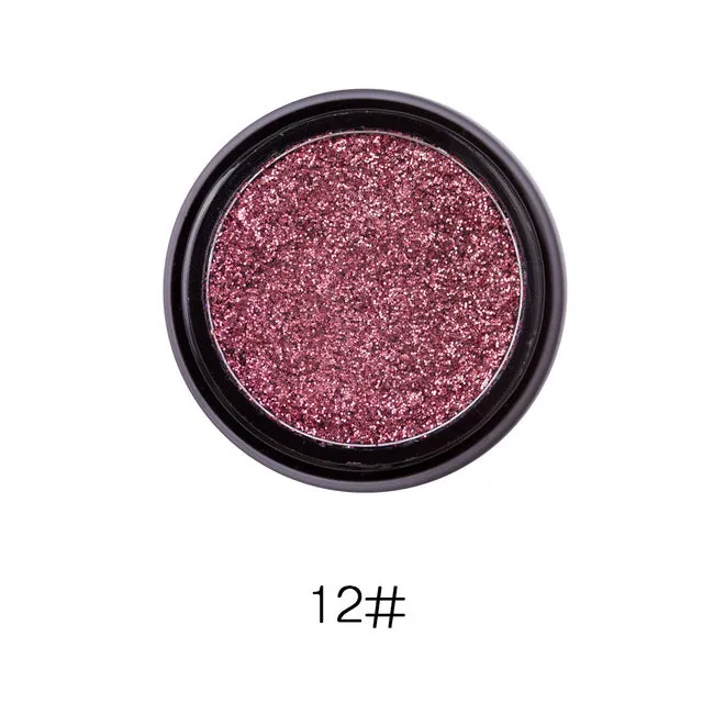 LULAA metal glitter Eyeshadow Fashion Make-up  Eye Shadow  Soft Sequins Gorgeous Eye Makeup14 colors for all skin tones