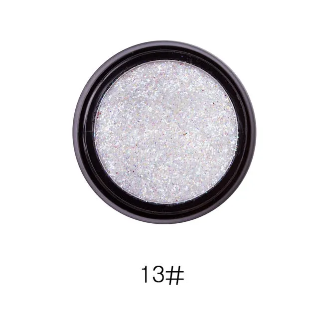LULAA metal glitter Eyeshadow Fashion Make-up  Eye Shadow  Soft Sequins Gorgeous Eye Makeup14 colors for all skin tones