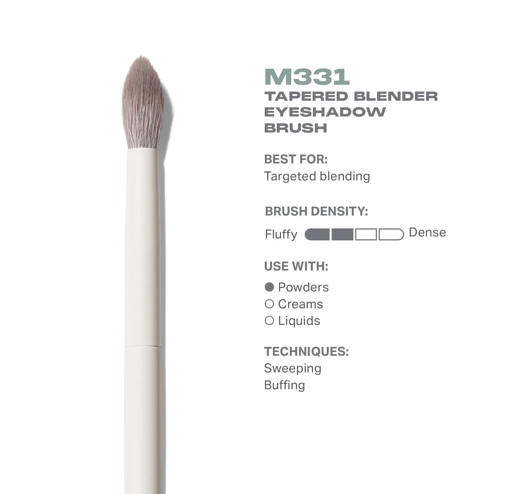 M331 Tapered Blender Eyeshadow Brush