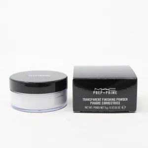 Mac Prep   Prime Transparent Finishing Powder  0.32oz/9.0g New With Box