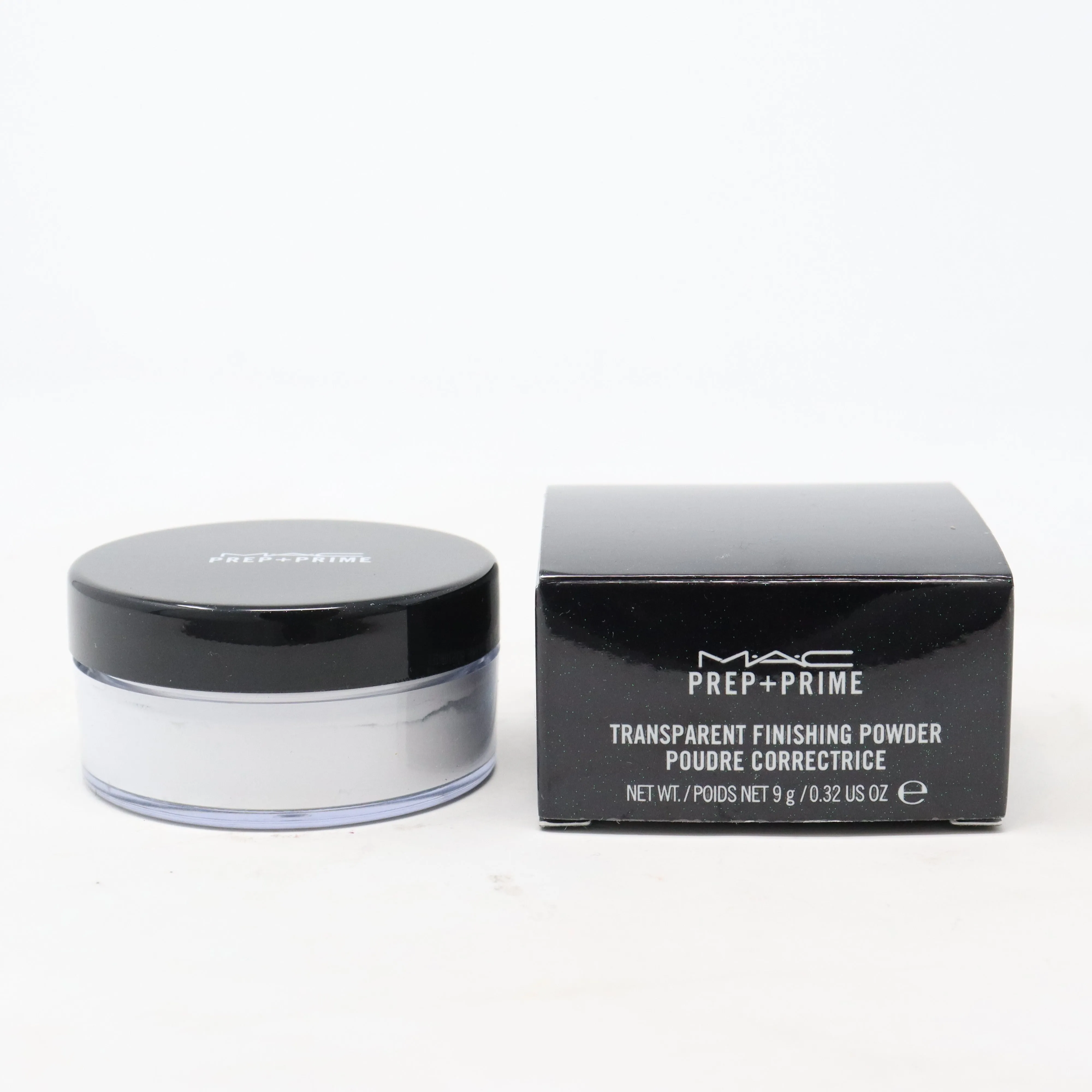 Mac Prep   Prime Transparent Finishing Powder  0.32oz/9.0g New With Box