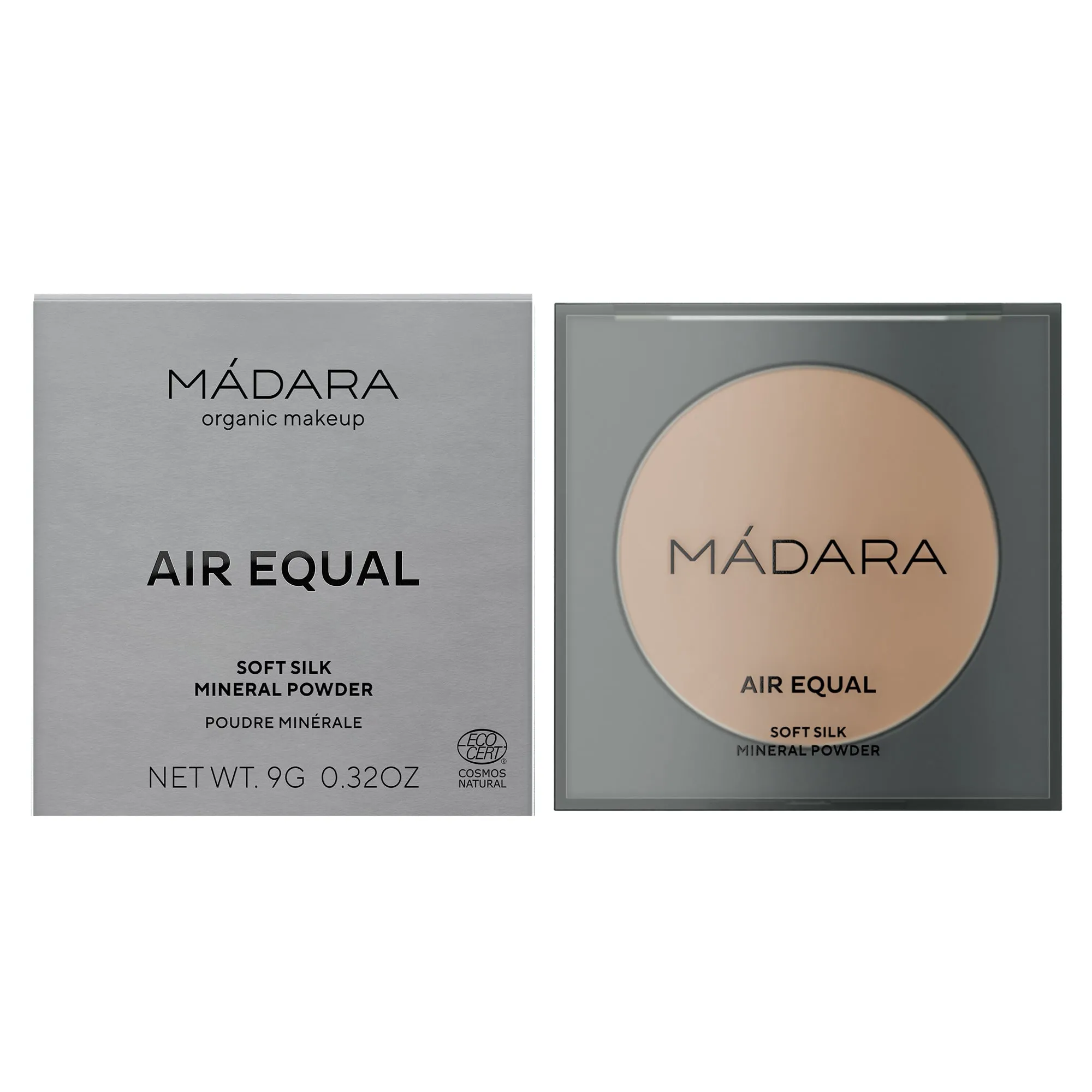 MADARA AIR EQUAL Soft Silk Mineral Powder, #2 BEIGE 9g