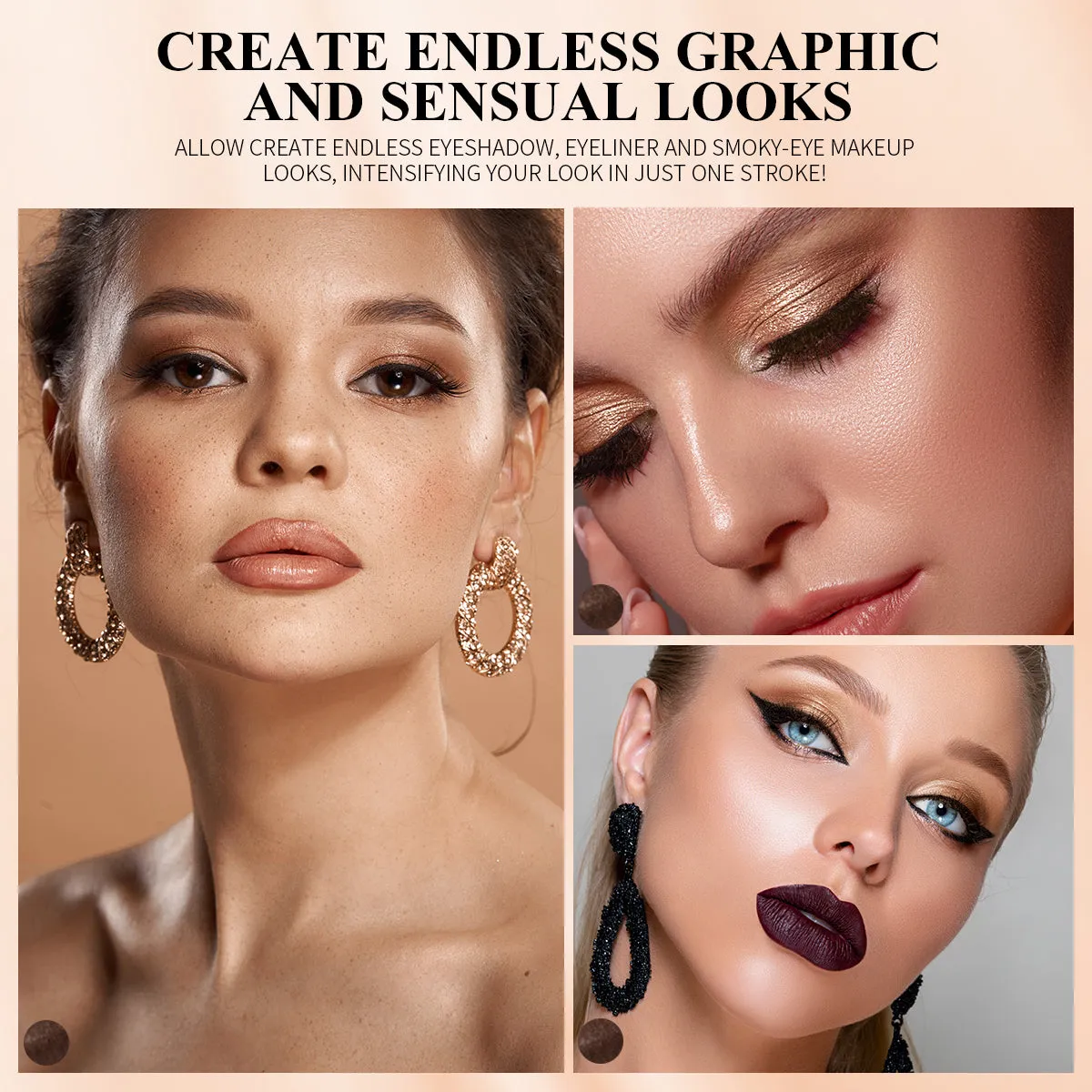 Magic Color Eyeshadow Set（2pcs）-05-Champagne And Beige