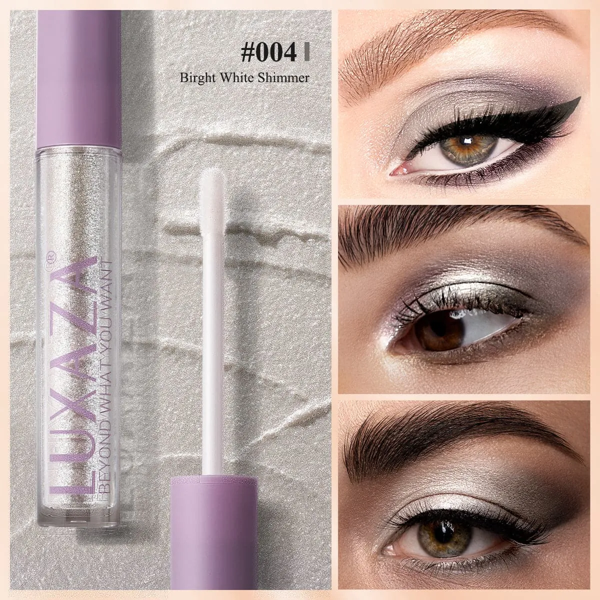 Magic Color Liquid Eyeshadow-04-Bright White Shimer