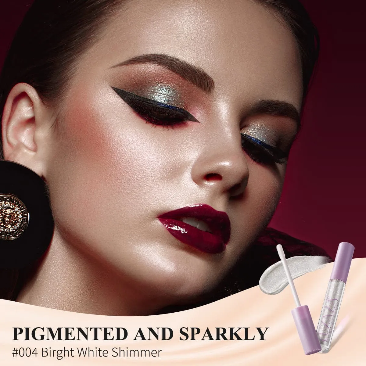 Magic Color Liquid Eyeshadow-04-Bright White Shimer