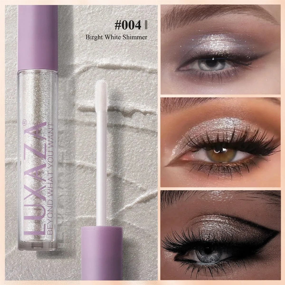 Magic Color Liquid Eyeshadow-04-Bright White Shimer