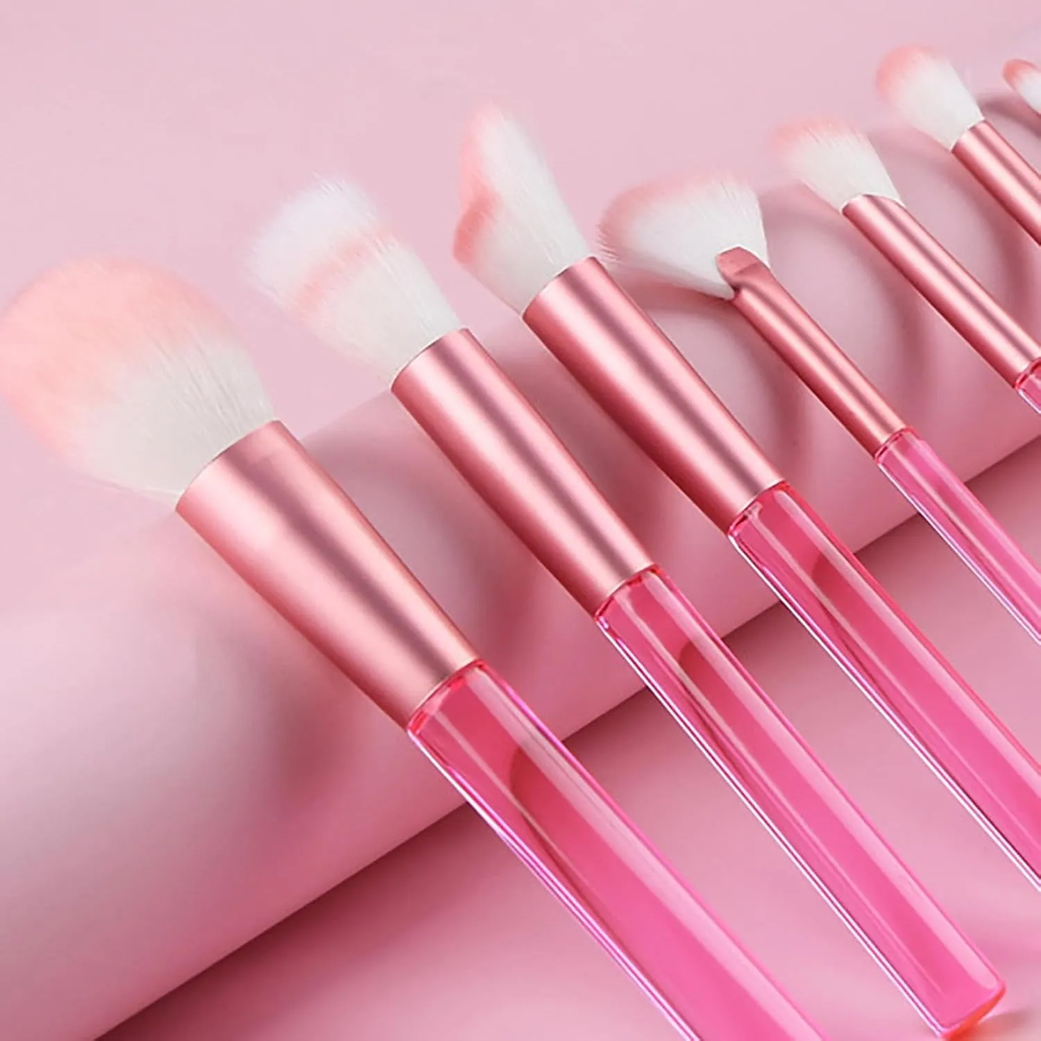 Makeup Brush Set with Organizer Bag, 9 Pcs Synthetic Professional Foundation Brush,Blending Eyeliner Contour Eyeshadow Powder Concealer Brushes,Gifts for Women