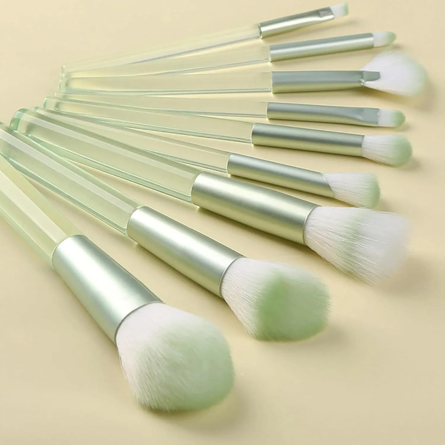 Makeup Brush Set with Organizer Bag, 9 Pcs Synthetic Professional Foundation Brush,Blending Eyeliner Contour Eyeshadow Powder Concealer Brushes,Gifts for Women