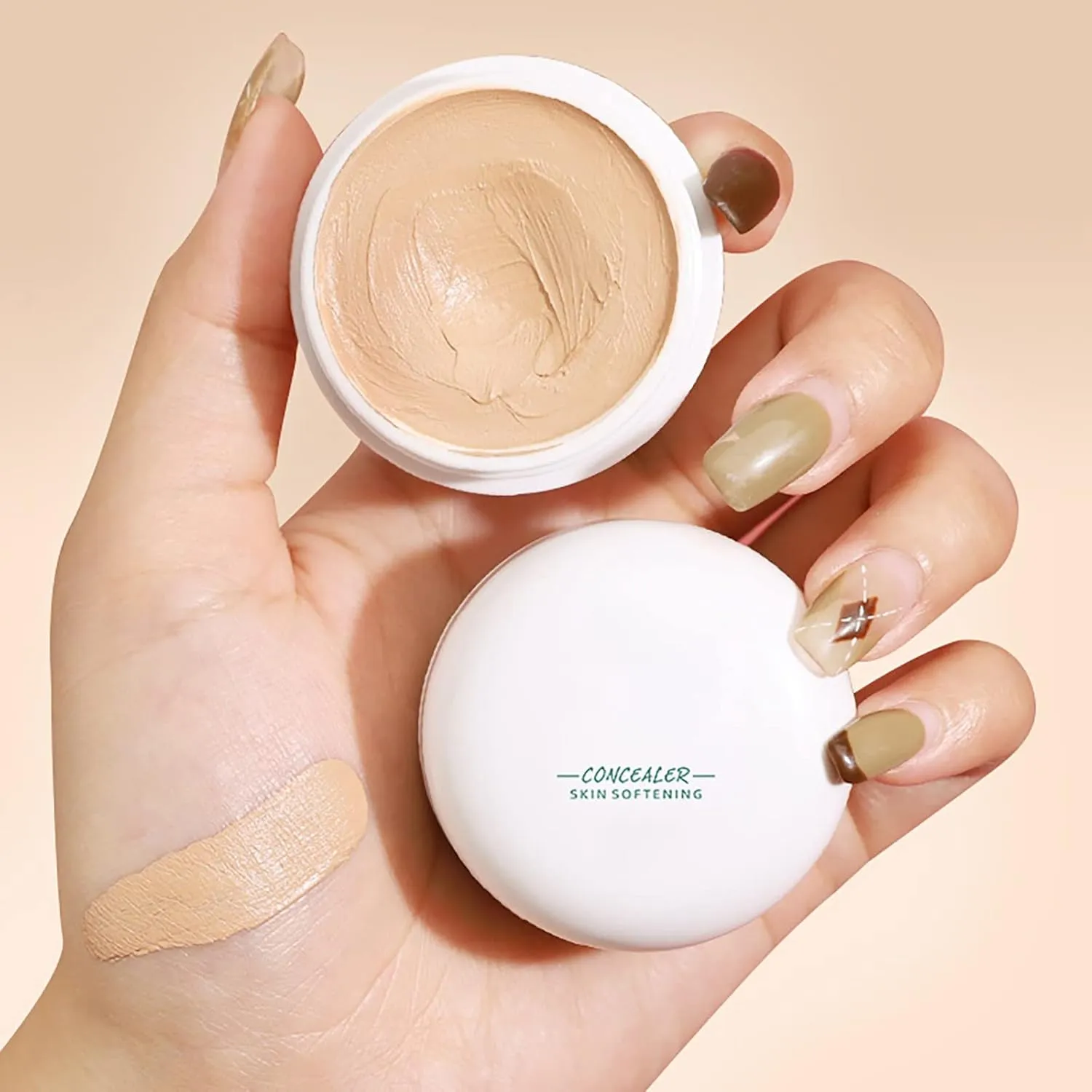 Makeup Concealer, Flawless Foundation Correcting, Hide Scars for face, Khaki