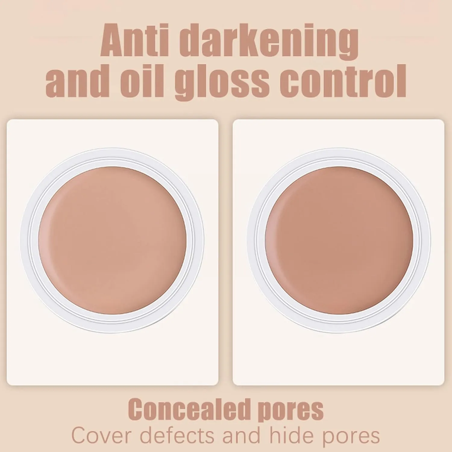 Makeup Primer Refill - Versatile Powder Foundation, 24HR Hydration, Multiple Color OptionsA)