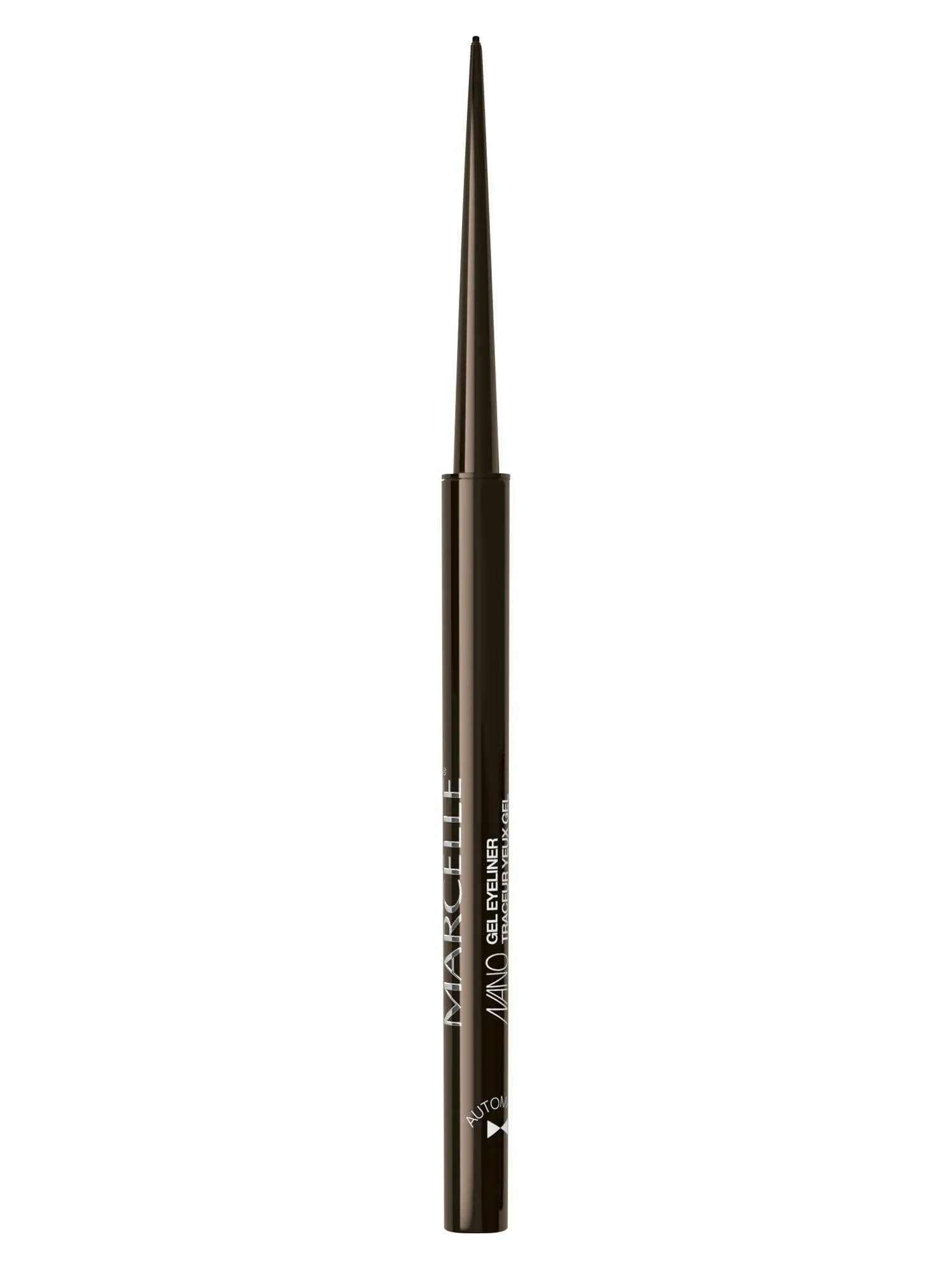 Marcelle Nano Gel Eyeliner, Luxurious Brown, Retractable Eye Pencil, Extra-Precise Application, Micro Tip, Smudge-Proof, Hypoallergenic, Fragrance-Free, Cruelty-Free, 0.05 g