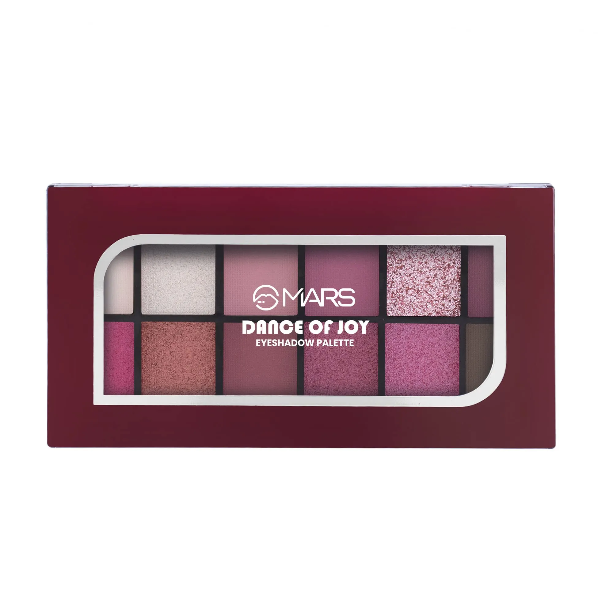 MARS Dance of Joy 12 Shimmery Finish Eyeshadow Palette, Multicolor 13.2g (EP12-01)