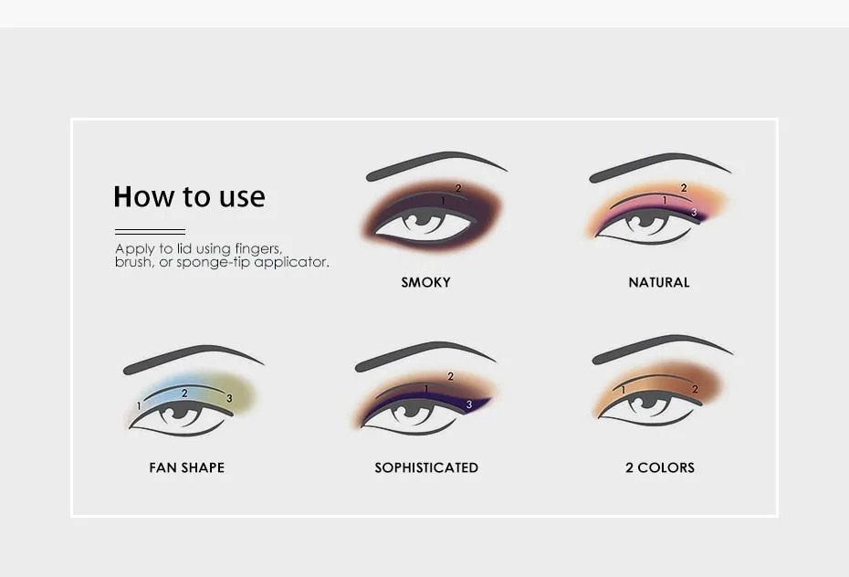 Matte Eyeshadow Palette Nude Minerals Professional Eye Shadow Powder Pigment Cosmetic Waterproof