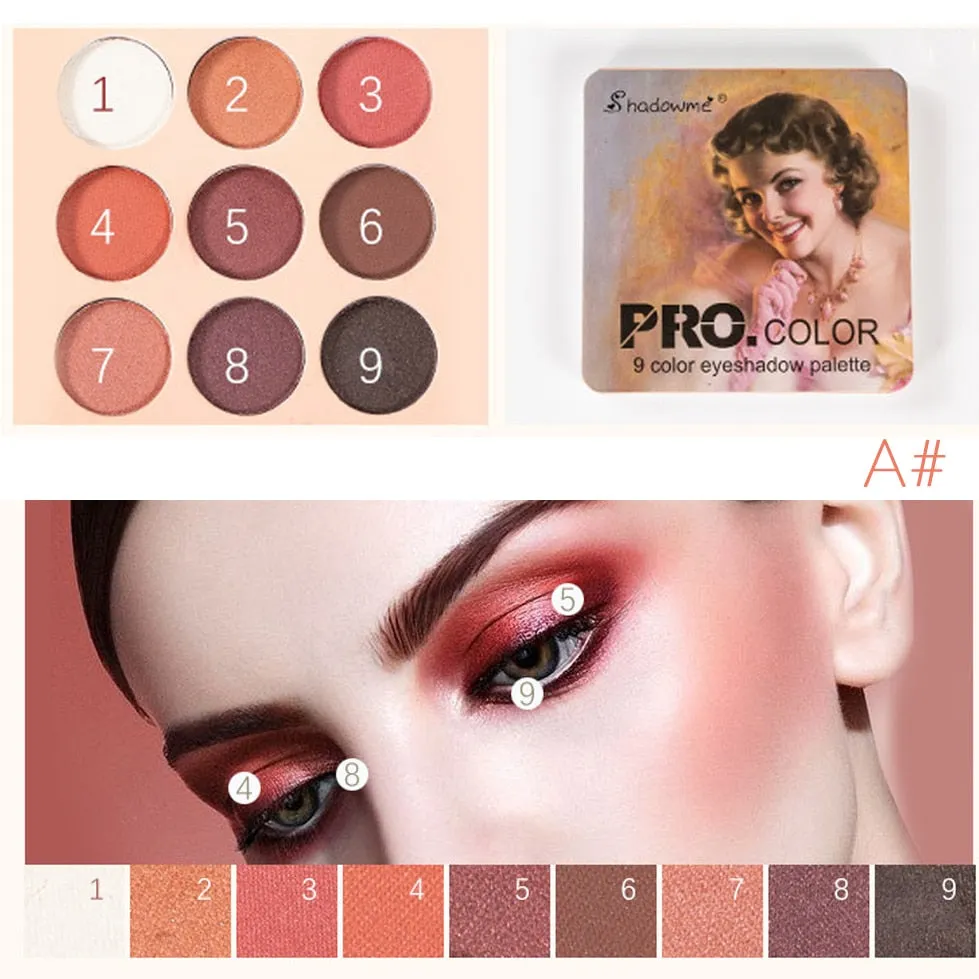 Matte Eyeshadow Palette Nude Minerals Professional Eye Shadow Powder Pigment Cosmetic Waterproof