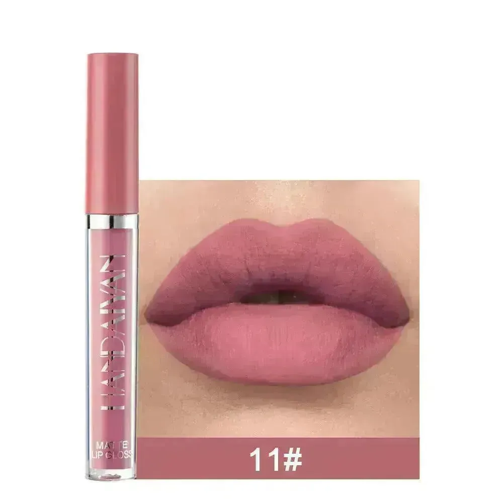 Matte Non-stick Cup Lip Gloss, Non-fading Matte Liquid Lipstick