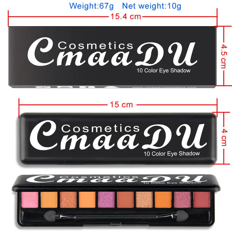 Matte Pearlescent Eyeshadow Palette
