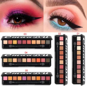 Matte Pearlescent Eyeshadow Palette