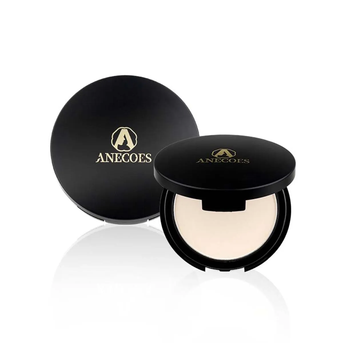Matte Pressed Powder Makeup Breathable Flawless Foundation 2 Colors, Face Setting Powder Oil-control Moisturizing Non-Sticky,Waterproof Long Lasting Finishing Powder(#02 Fair)