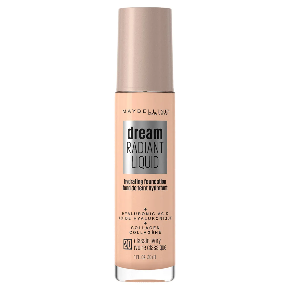 MAYBELLINE Dream Radiant Liquid Foundation - Classic Ivory #20
