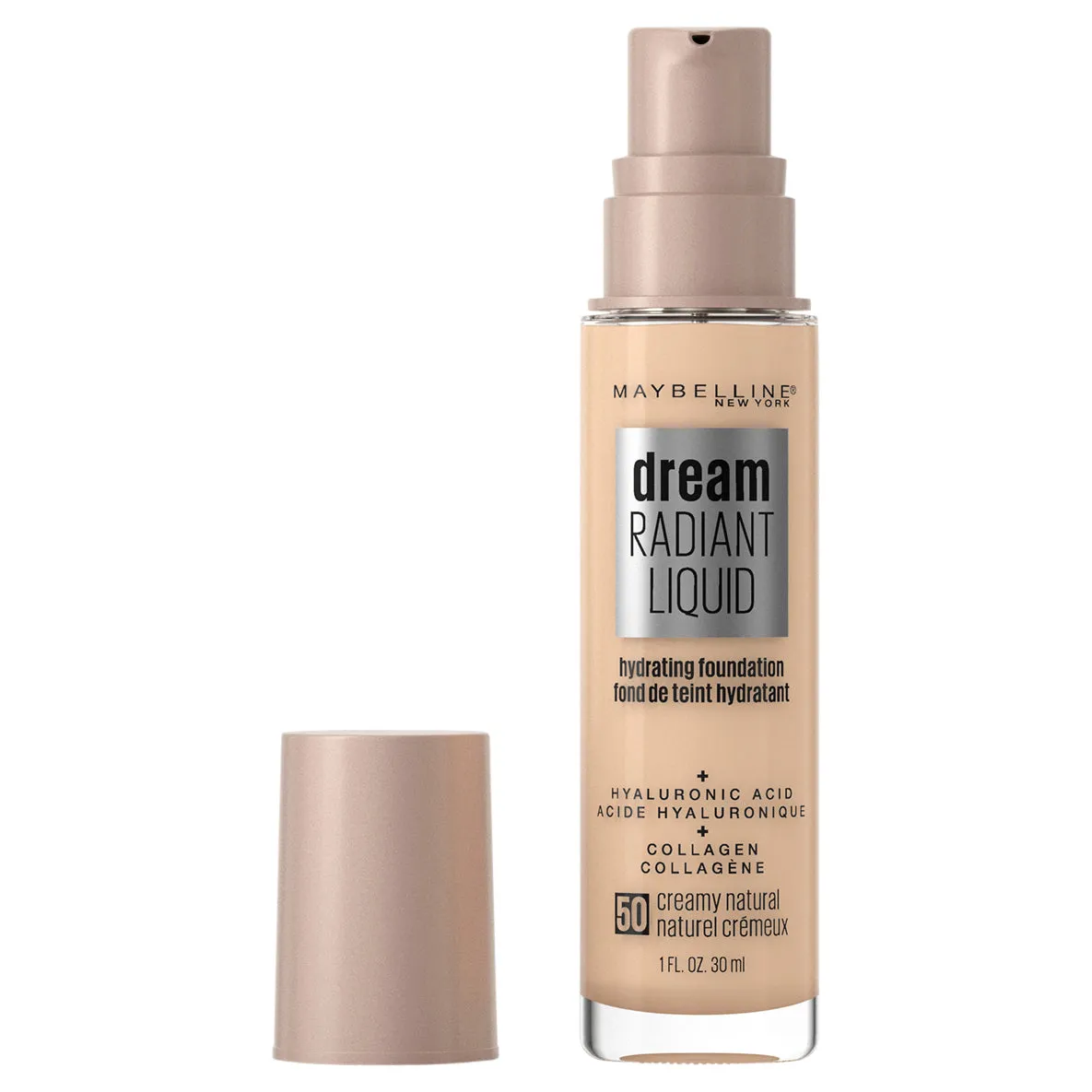 MAYBELLINE Dream Radiant Liquid Foundation - Creamy Natural #50