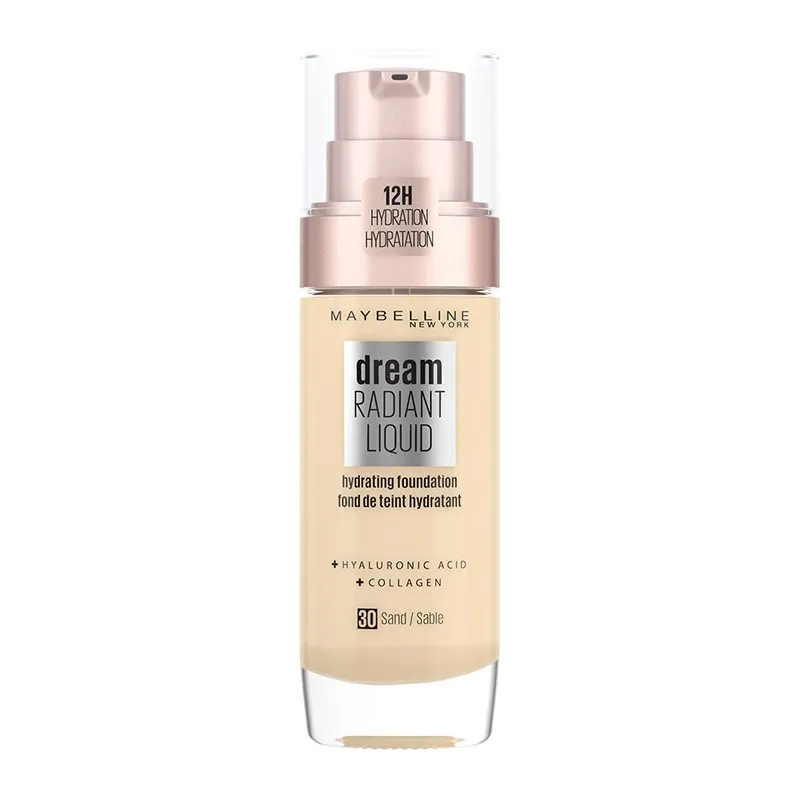 Maybelline Dream Radiant Liquid Hydrating Foundation with Hyaluronic Acid and Collagen
