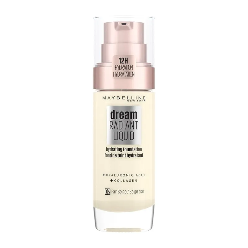 Maybelline Dream Radiant Liquid Hydrating Foundation with Hyaluronic Acid and Collagen