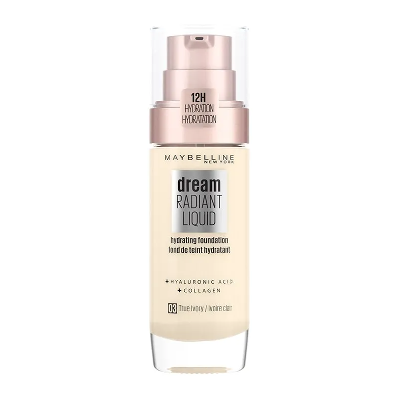 Maybelline Dream Radiant Liquid Hydrating Foundation with Hyaluronic Acid and Collagen