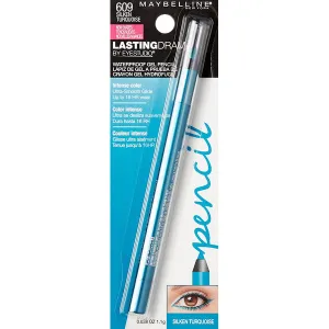 MAYBELLINE - Eye Studio Lasting Drama Waterproof Gel Pencil Silken Turquoise - 0.038 oz. (1.1 g)