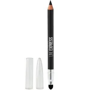 MAYBELLINE - Line Express Sharpenable Wood Pencil Eyeliner Soft Black - 0.035 oz (1 g)