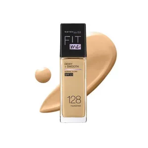 Maybelline New York- Fit Me Dewy   Smooth Liquid Foundation 128