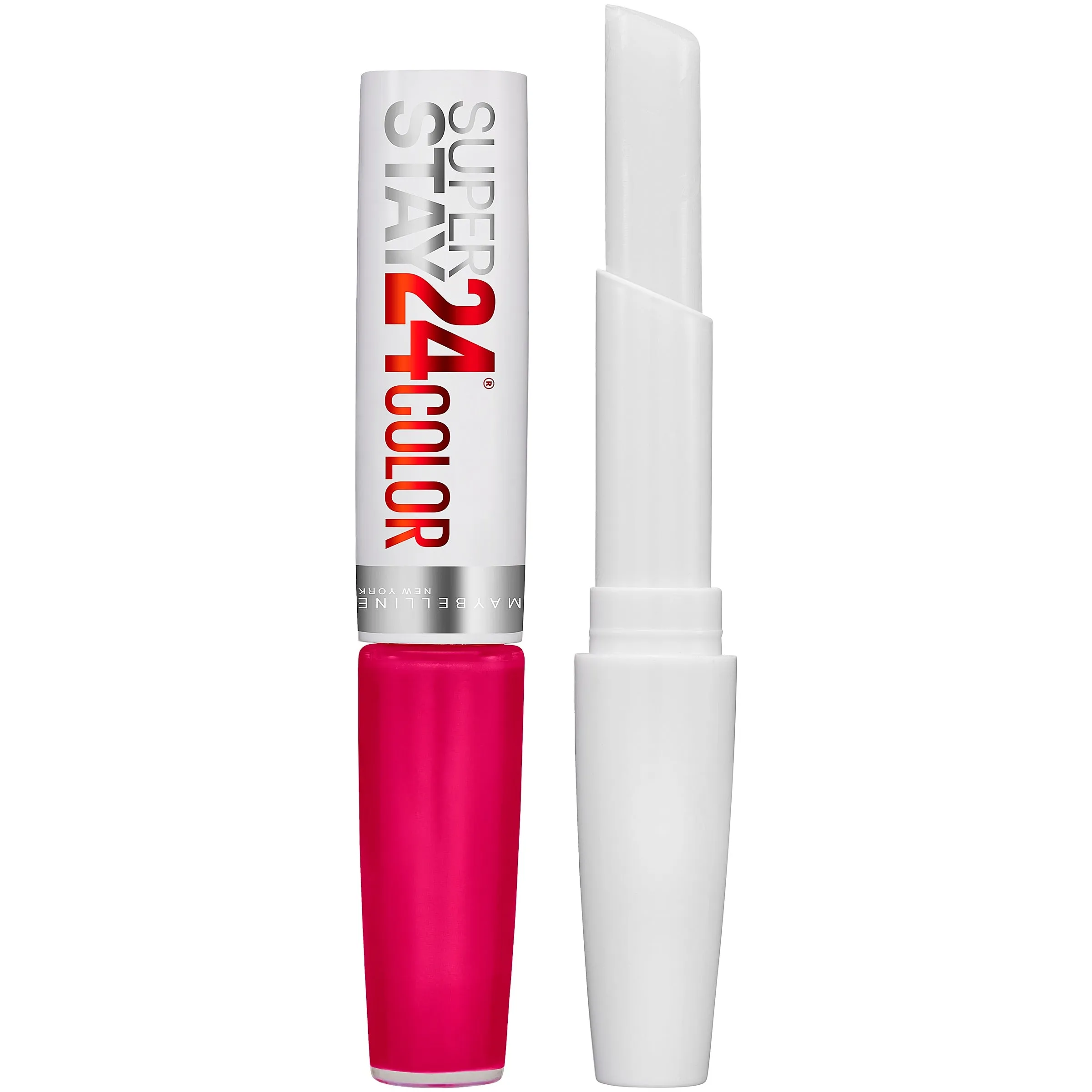Maybelline SuperStay 24 2-Step Smile Brightening Longwear Liquid Lipstick - Crisp Magenta