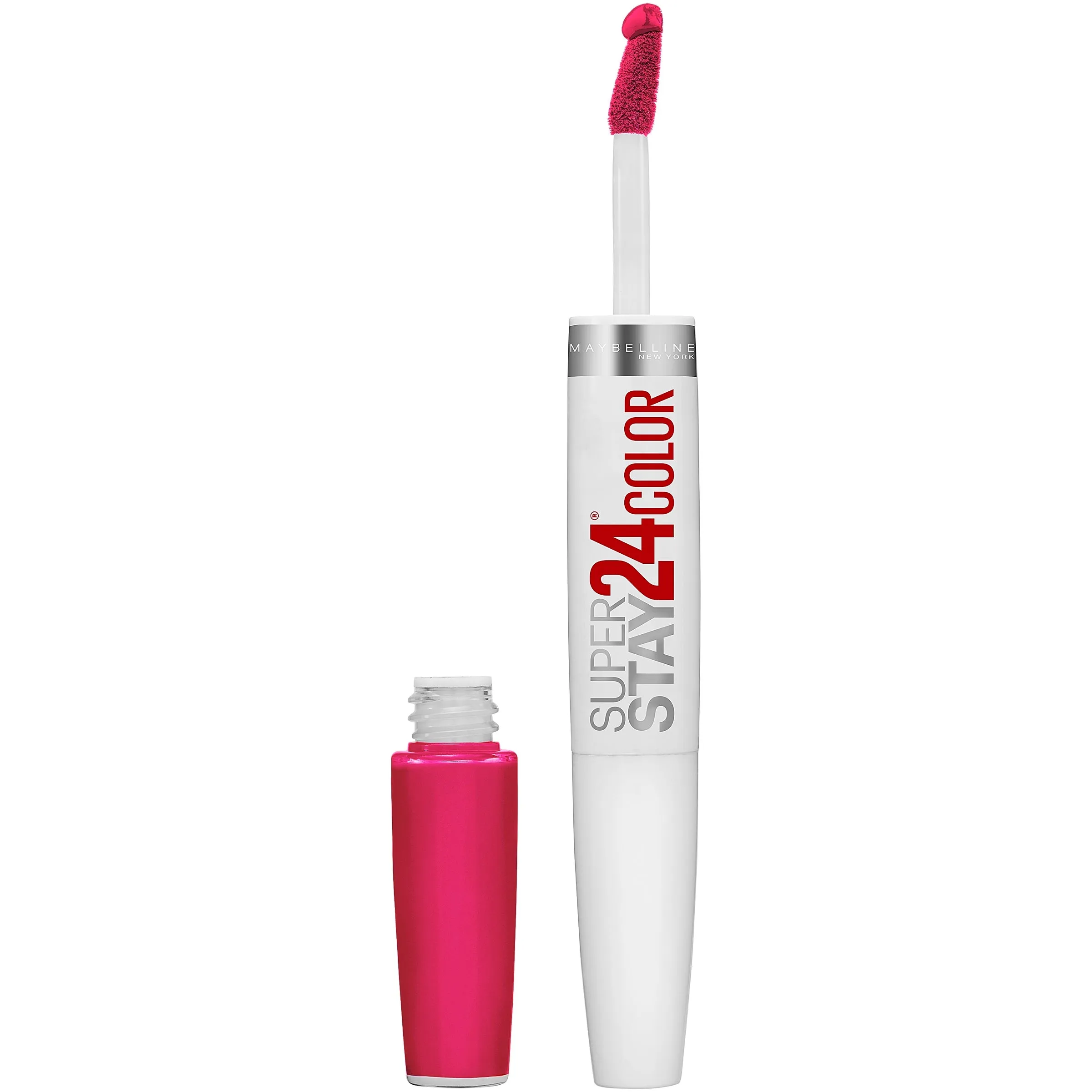 Maybelline SuperStay 24 2-Step Smile Brightening Longwear Liquid Lipstick - Crisp Magenta