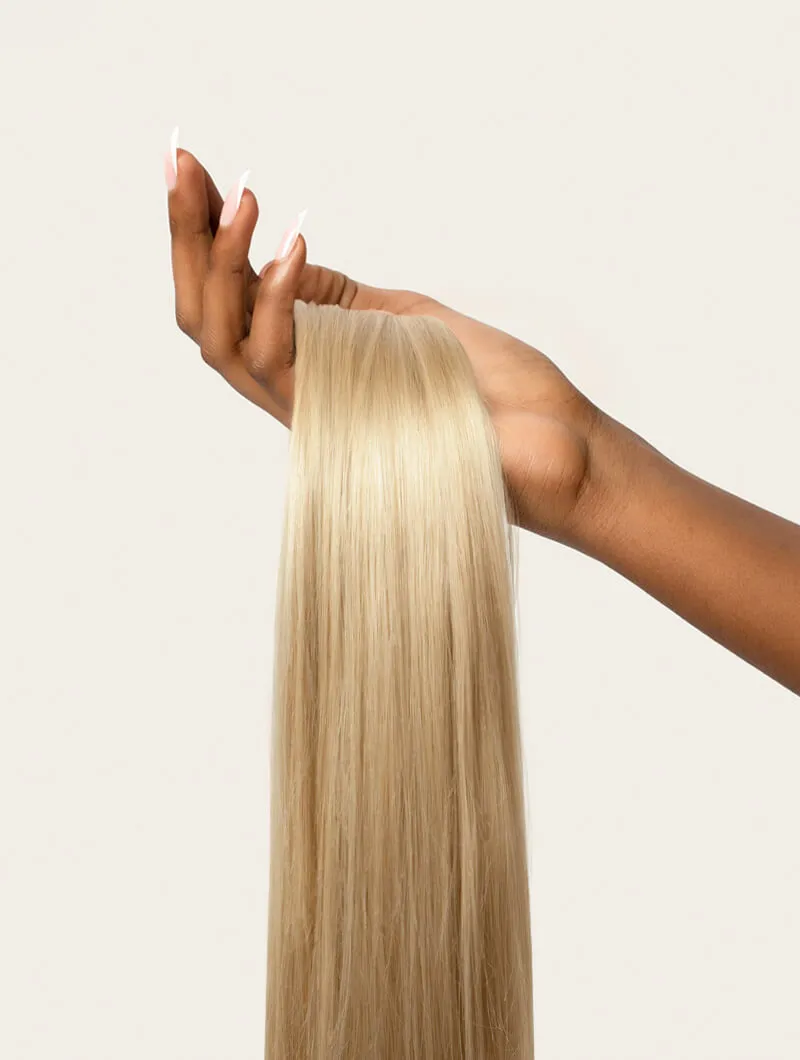 Medium Sandy Blonde, 16" Volumiser Quad Clip-In Weft, #18 | 40g