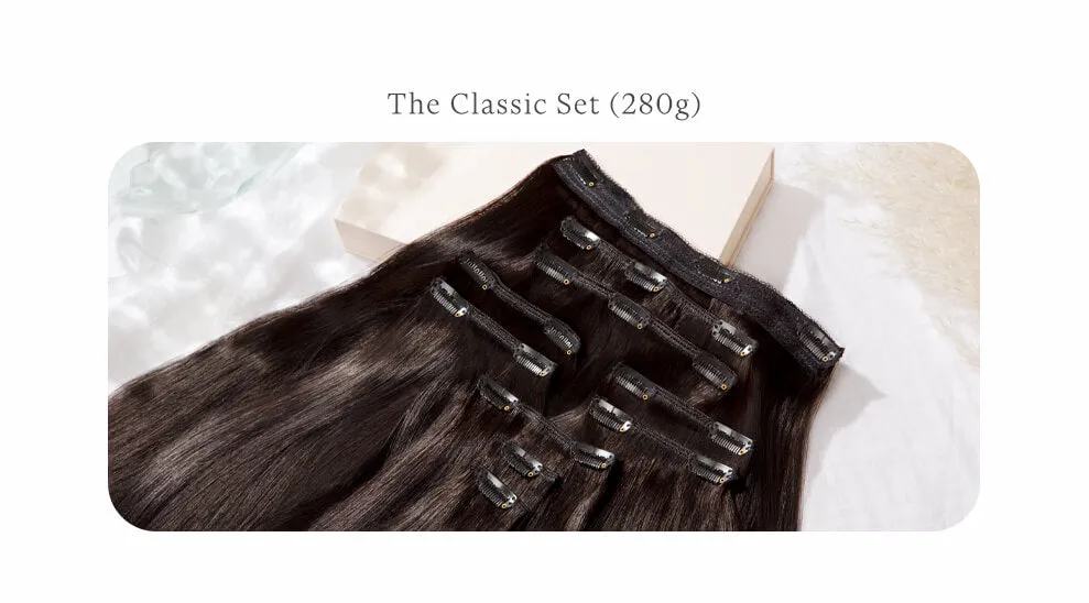 Medium Sandy Blonde, 24" Classic Clip-In Hair Extensions, #18 | 280g