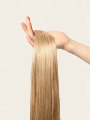 Medium Sandy Blonde, 24" Seamless Clip-In Hair Extensions, #18 | 180g