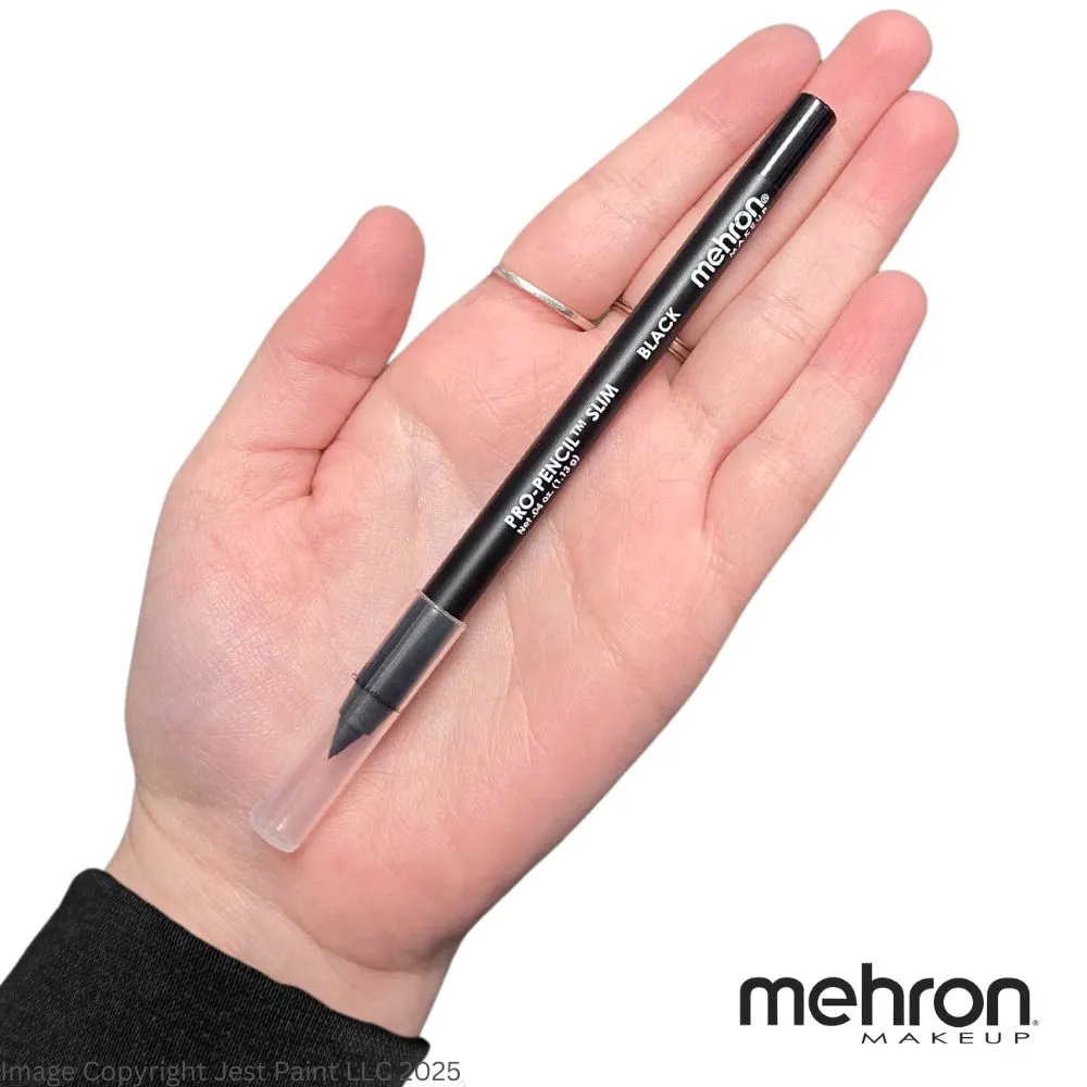 Mehron | Eyeliner / Eyebrow Pencil - Pro-Pencil Slim  - Black
