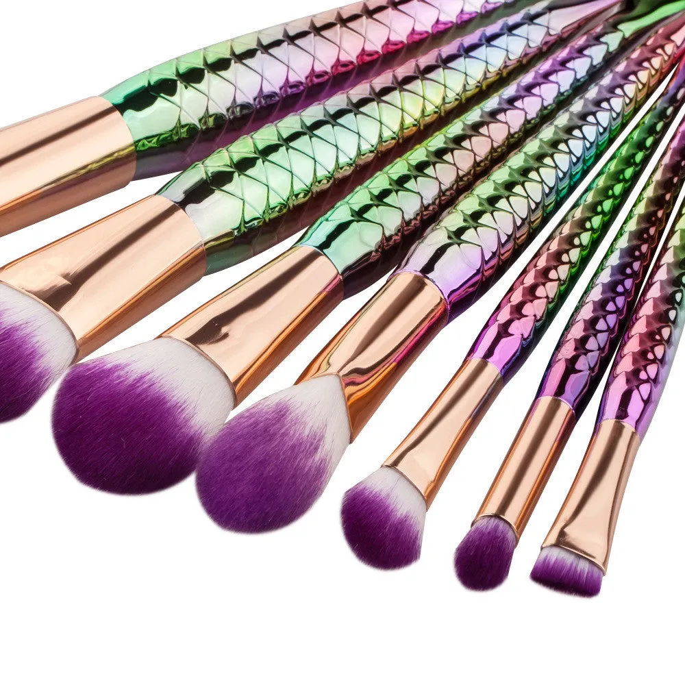 Mermaid Brushes 7 Pieces