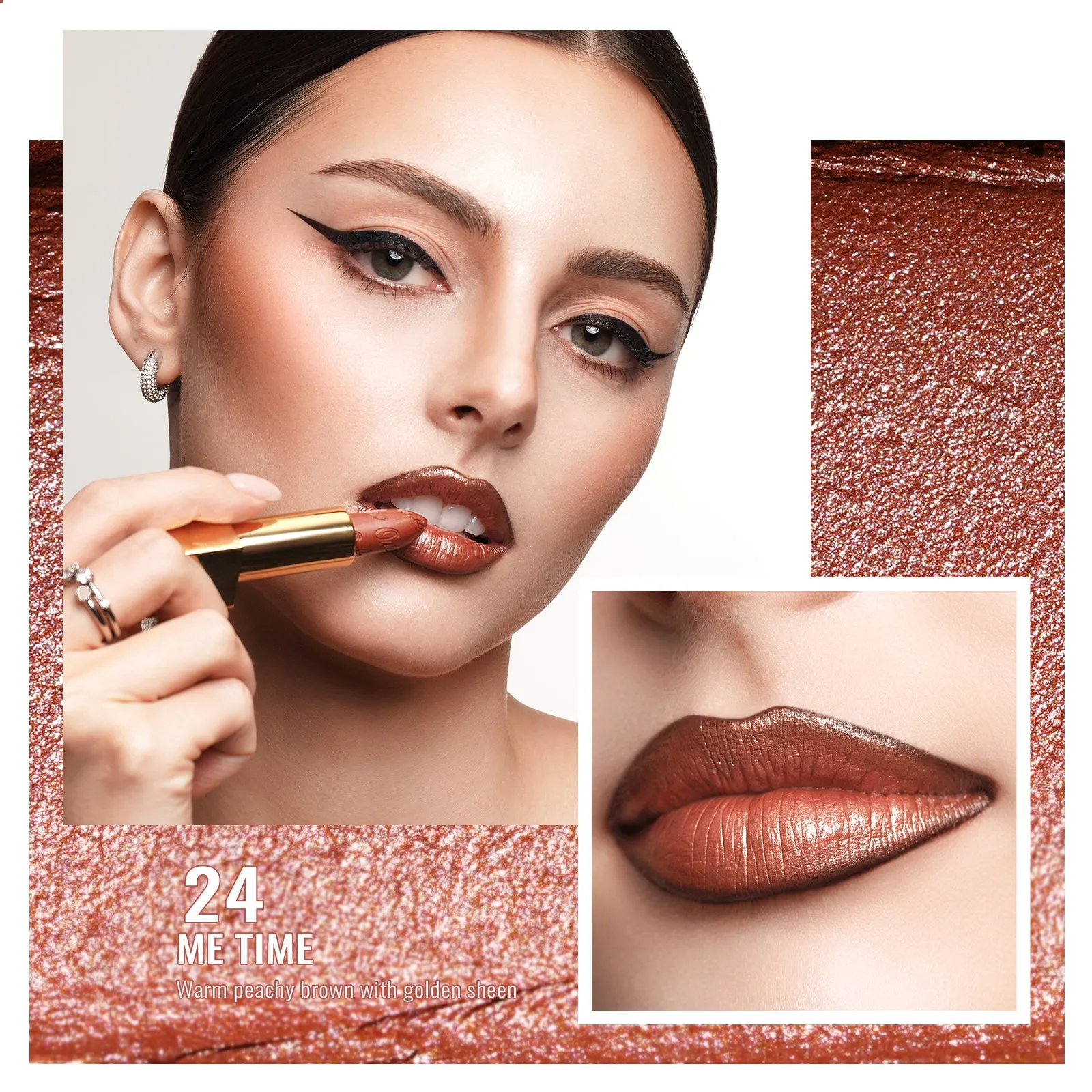 Metallic Shine Lipstick | D24 Me Time