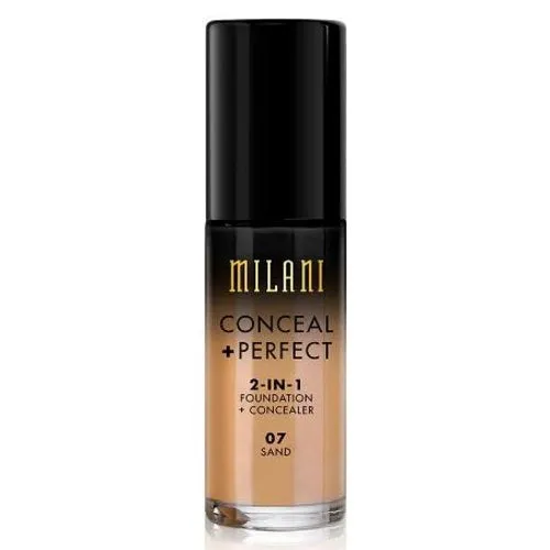 MILANI - Conceal   Perfect 2-in-1 Foundation Concealer Sand - 1 fl. oz. (30 ml)
